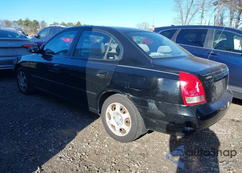 2002 Hyundai Elantra Gls from USA, damaged, VIN KMHDN45D22U299794